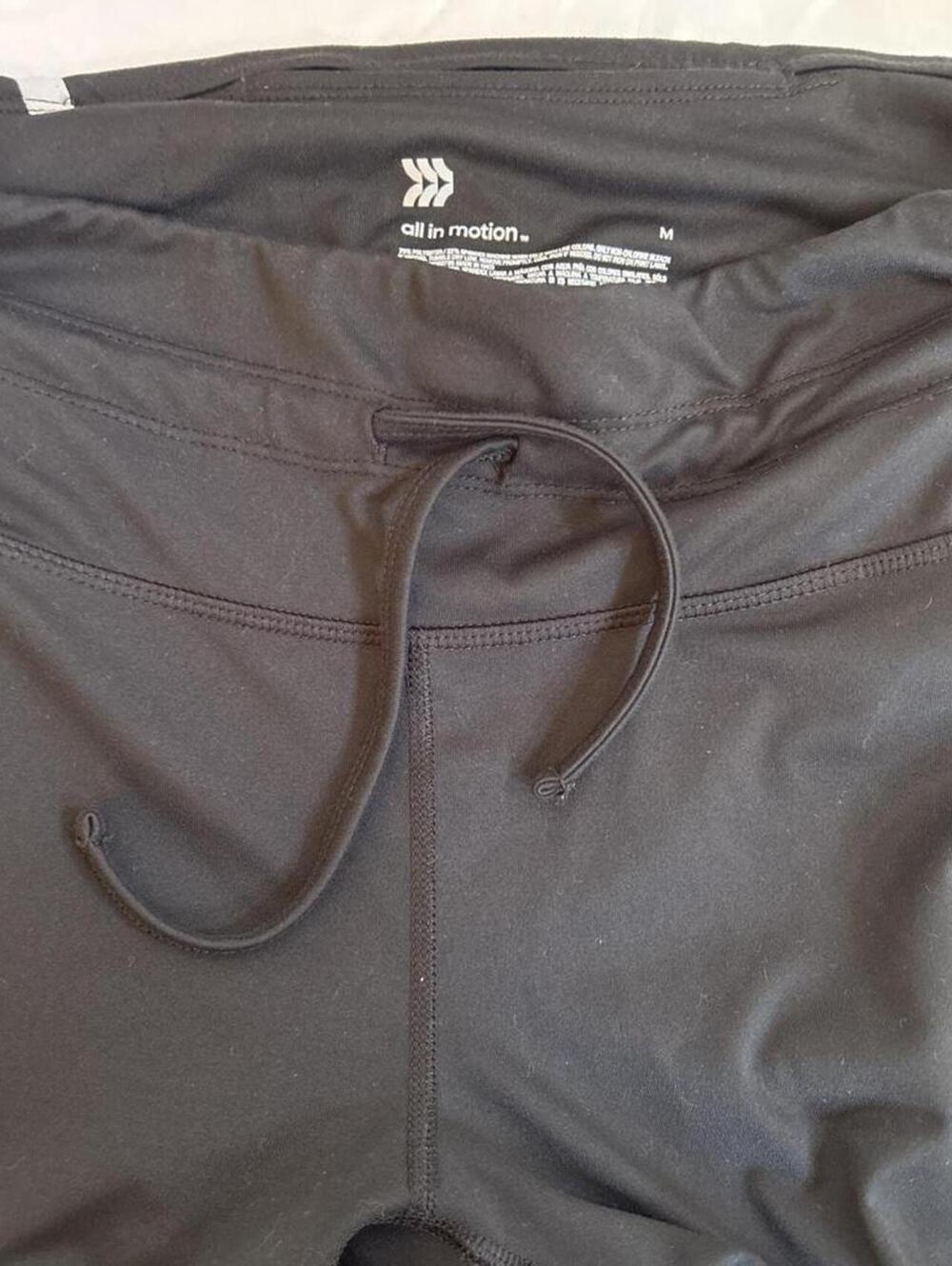 Women's Black Leggings/Joggers, All in Motion, Size M - Picture 3 of 4